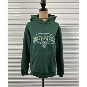 Harley-Davidson Legendary Motorcycles Green Hoodie – Size Medium